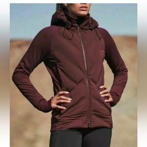 NWT Athleta Inlet Down Puffer Jacket Women’s XL Rust
